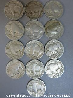 (28) 1935-D Buffalo Nickels 