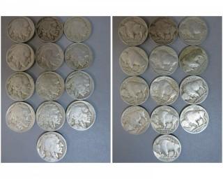 (28) 1935-D Buffalo Nickels 