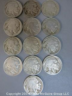 (28) 1935-D Buffalo Nickels 