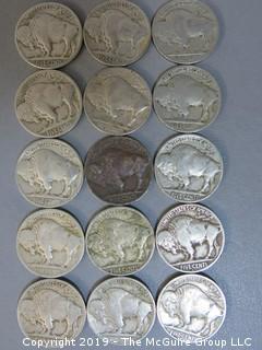 (28) 1935-D Buffalo Nickels 