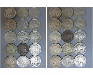 (28) 1935-D Buffalo Nickels 