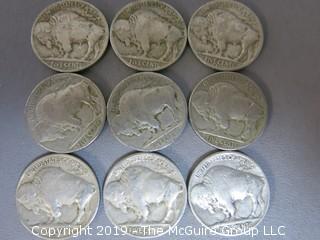 (18) 1936-D Buffalo Nickels