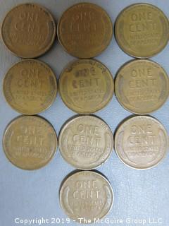 (10) 1939 Wheat Cents