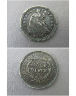 1857 Half Dime