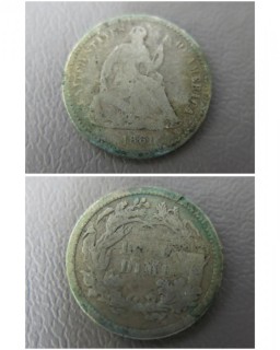 1861 Half Dime