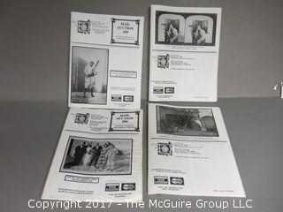 Collection of auction catalogs: antique photos - see multiple photos 