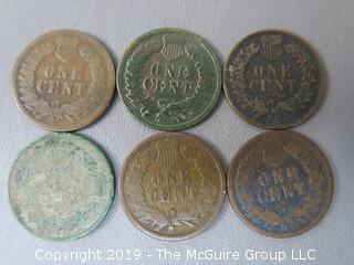 (12) 1901 Indian Head Cents