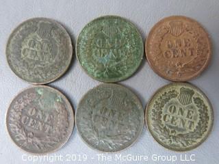 (12) 1901 Indian Head Cents