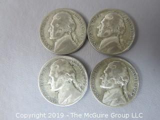 (2) 1944-P, and (4) 1945-P Nickels