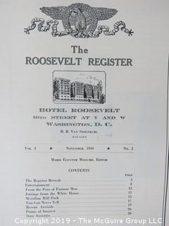 Collection of Ephemera including 1930 "The Roosevelt Register"