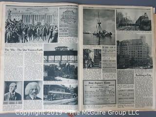 The Washington Star's First Hundred Years Commemorative Newspaper Anthology presented to guests of the 1952 Centennial Dinner by the Board of Directors