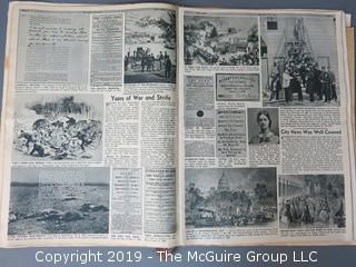 The Washington Star's First Hundred Years Commemorative Newspaper Anthology presented to guests of the 1952 Centennial Dinner by the Board of Directors