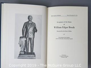 Book: "Statue of William Edgar Borah; Presented in the Rotunda of the U.S. Capitol"; State of Idaho; 1948