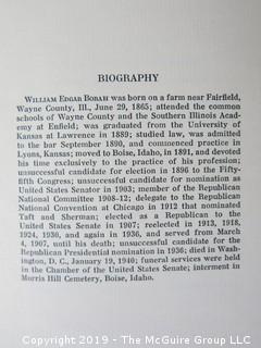 Book: "Statue of William Edgar Borah; Presented in the Rotunda of the U.S. Capitol"; State of Idaho; 1948