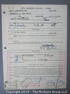 Military Records of Lieutenant Colonel John Joseph Kennaley, U. S. Army