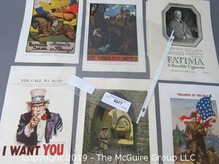 Collection of Ephemera; including Uncle Sam