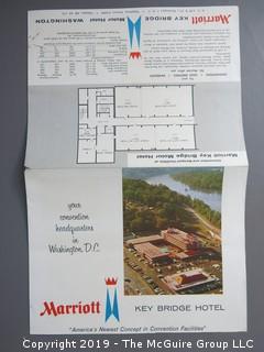 Collection of Ephemera; including Marriot Hotel Brochures (with note as to provenance)