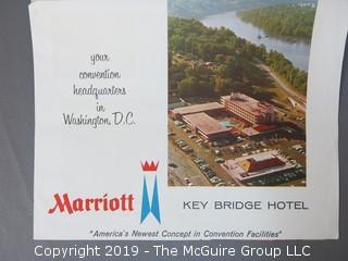 Collection of Ephemera; including Marriot Hotel Brochures (with note as to provenance)