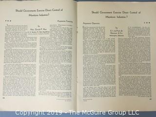 Magazine: " 1934 Congressional Digest" 