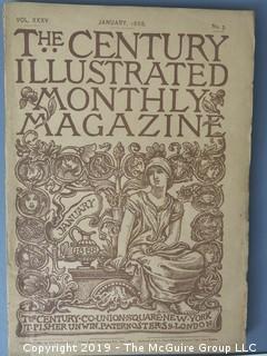 Collection of Ephemera including  January 1888 The Century Illustrated Magazine