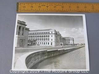 Collection of Official Press Photos From Around the World, most with teletype descriptions on reverse; circa 1940's -1970's 