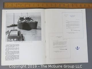 Magazine: "Men O' War";  U.S. Navy Photographs; promotional booklet published by The Newport News Shipbuilding and Dry Dock Company