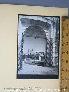 (8) Vintage B & W photos from Enrique A. Cervantes; Mexico; Taxco; 1933