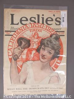 Magazine: "Leslie's Illustrated Newspaper"; June 26, 1920