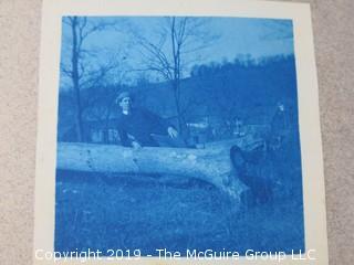 Family Photo Album of Mostly Cyanotypes