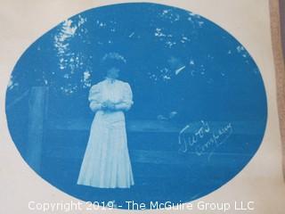 Family Photo Album of Mostly Cyanotypes