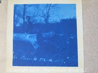 Family Photo Album of Mostly Cyanotypes