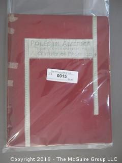 Book: "Poles in America: Their Contribution To A Century of Progress"; 1933