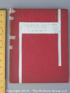 Book: "Poles in America: Their Contribution To A Century of Progress"; 1933