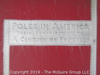 Book: "Poles in America: Their Contribution To A Century of Progress"; 1933