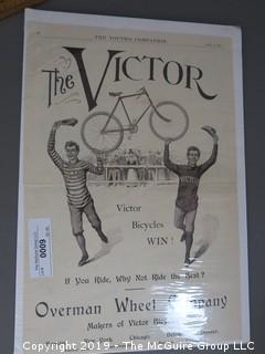 1895 newspaper advertisement; "Overman Wheel Company",  