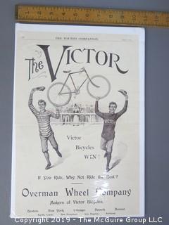 1895 newspaper advertisement; "Overman Wheel Company",  