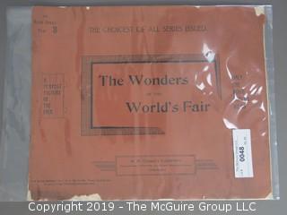 Booklet: "The Wonder's of The World's Fair; 1893; Chicago