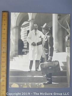 Large Format Photo; B&W; inscribed on reverse