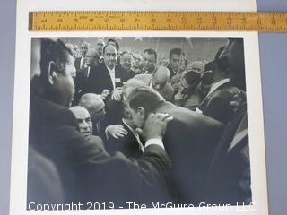 Renowned Photojournalist Arthur Rickerby's photo of the New York State delegation to the 1956 Democratic Convention Discussing the Civil Rights Plank 