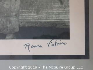 Signed B&W Exhibit Photo of Roman Vishniac; 1977