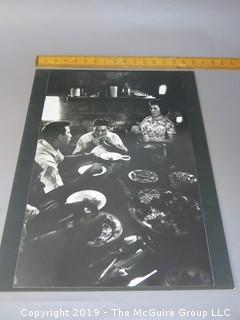 Large Format Photo on mat board; B&W; Untitled