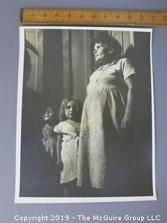 Large Format Photo; B&W; Untitled; by Arthur Rickerby, Renowned American Photojournalist