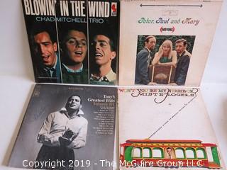 Collection of (4) Vinyl Record Albums