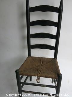 Single ladderback side chair 