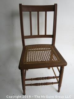 Single Cane Seat Side Chair