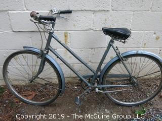 1962 English "Robin Hood" 3-speed bicycle