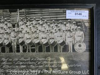 Photo of Post 291 Bugle and Drum Corp, East Lynn, MA; American Legion Finalists in National Competition; 1940; Harvard Stadium; 10 x 18"