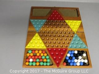 Vintage Chinese Checkers Board Game 