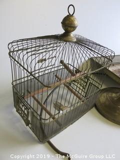 Birdcage with matching stand