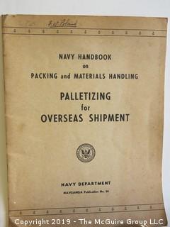 Collection of books including U.S. Military Manuals and Time Magazine:"Background For War"